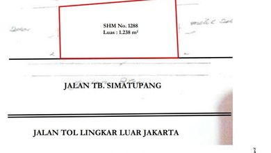 Tanah Zona Komersial Siap Bangun JL TB Simatupang Cilandak Barat
