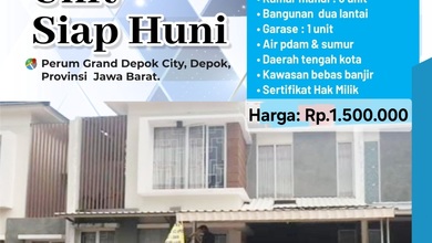 Jual Rumah Siap Huni di Sukmajaya, Depok, Luas 120 m2