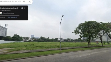 Dijual Tanah Kosong Alam Sutera Tangerang Melalui Lelang