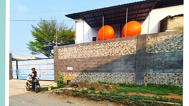 Dilelang cepat Gudang dan Bangunan ,Jalan pipa gas -Tangerang