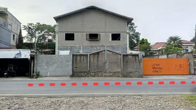 Caringin Bogor - Gudang Bagus Sangat Strategi. Harga Murah. SHM LT 2124 M2. Dijalan Raya Sukabumi. Caringin. Bogor