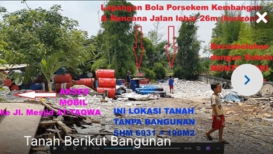 Tanah Kembangan, Kota Jakarta Barat Strategis Dekat Mall Puri