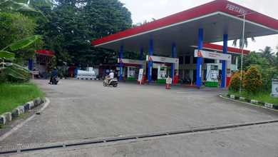 SPBU investasi terbaik pasti untung harga miring kawasan sibuk Lebak bulus Jakarta Selatan 