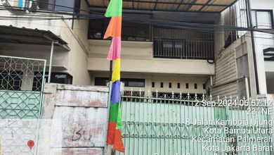 Rumah Tomang Raya  Jl Kamboja Ujung Jakbar